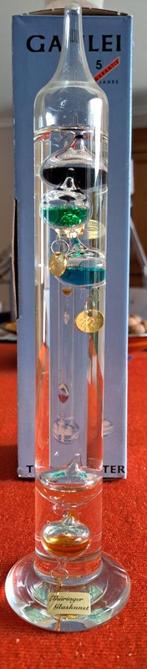 Glazen Galileo Thermometer 28 cm, Huis en Inrichting, Woonaccessoires | Thermometers, Ophalen, Binnenthermometer