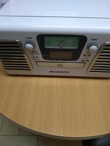 retro platenspeler ricatech - 5 in 1, Enlèvement ou Envoi, Comme neuf, Tourne-disque, Autres marques