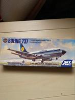 B737 Lufthansa + Sabena-embleem - 1/144e, Zo goed als nieuw