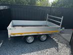 Dubbelasser / plateau / nieuwe eduard aanhangwagen 750kg, Auto diversen, Aanhangers en Bagagewagens, Ophalen, Zo goed als nieuw