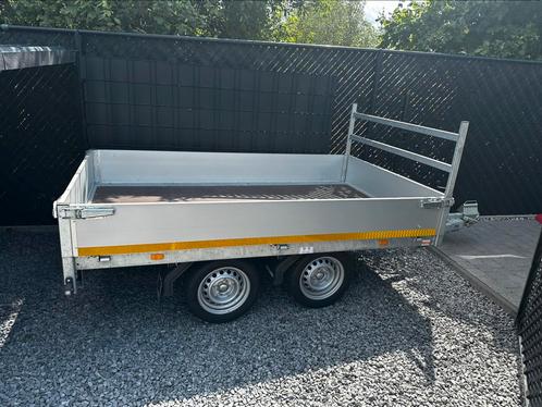 Dubbelasser / plateau / nieuwe eduard aanhangwagen 750kg, Auto diversen, Aanhangers en Bagagewagens, Zo goed als nieuw, Ophalen
