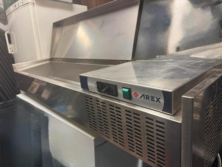 Arex Opzetkoelvitrine Saladiere 5x 1/3 GN - Topstaat!, Huis en Inrichting, Keuken | Keukenbenodigdheden, Ophalen