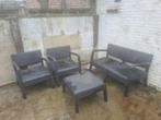 Lounge set, Ophalen, 4 zitplaatsen, Kunststof, Gebruikt