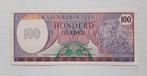 Suriname 1985 100 Gulden bankbiljet (serie 1982-1985) UNC, Postzegels en Munten, Bankbiljetten | Amerika, Verzenden, Zuid-Amerika