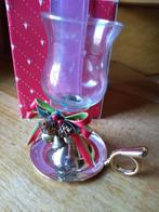 kandelaar kaars windlicht in doos decoratie feest nieuwjaar, Huis en Inrichting, Ophalen of Verzenden, Zo goed als nieuw, Kandelaar