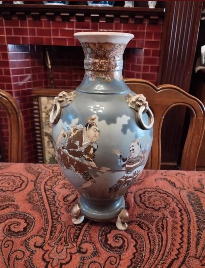 Japanse Satsuma vaas., Antiek en Kunst, Antiek | Vazen, Ophalen of Verzenden