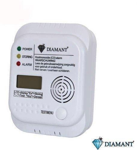 CO Alarm Diamant, rookmelder Unielektra, Doe-het-zelf en Bouw, Alarmsystemen, Nieuw, Rook, Draadloos, Ophalen of Verzenden