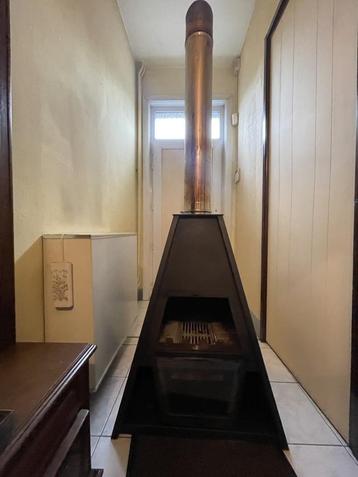 HOUTKACHEL 16 KW VOOR TERRASOVERKAPPING TE KOOP beschikbaar voor biedingen