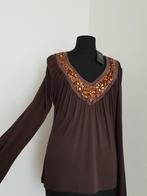Giovane san martino blouse nieuw maat 40, Comme neuf, Giovane, Brun, Taille 38/40 (M)