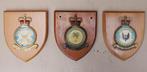 3 Armoiries de R.A.F. chêne peintes à la main, Royaume-Uni, Enlèvement ou Envoi
