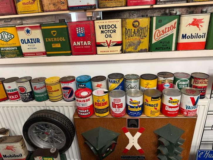 OPRUIMING : 1 liter blikken 50 % Korting !, Verzamelen, Merken en Reclamevoorwerpen, Gebruikt, Verpakking, Ophalen of Verzenden