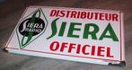 SIERRA OFFICIËLE SIERRA-RADIODISTRIBUTEUR, GEËMAILLEERDE PLA, Ophalen of Verzenden, Gebruikt, Reclamebord