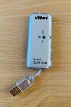 USB Slim Hub – 2 poorten werken, Gebruikt, Ophalen of Verzenden, USB-hub