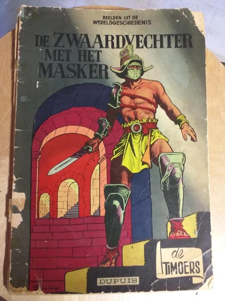 DE TIMOERS "De zwaardvechter met het masker", Livres, BD, Utilisé, Une BD, Enlèvement ou Envoi