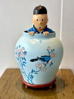 Potiche Tintin Lotus Bleu P. Regout Pixi Editions non Leblon, Collections, Enlèvement ou Envoi, Comme neuf