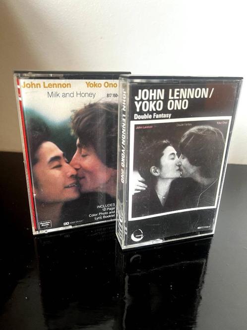 Cassettes John Lennon/Yoko Ono, Cd's en Dvd's, Cassettebandjes, Zo goed als nieuw, Origineel, Pop, 2 t/m 25 bandjes, Ophalen of Verzenden
