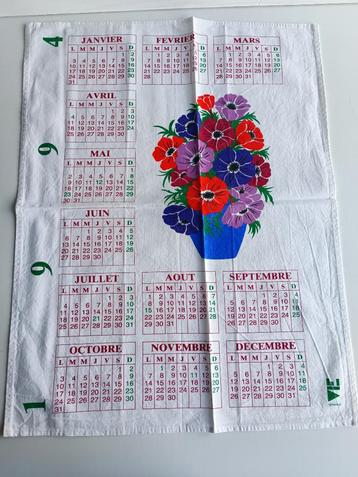 Theedoek met stoffen kalender uit 1994 - Vrouwelijk leven (V beschikbaar voor biedingen