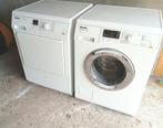 Jonge Miele set, 8 kilo wasmachine en condensdroger, 1200 à 1600 tours, Comme neuf, Chargeur frontal, Enlèvement