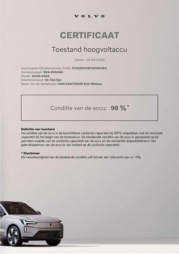 Volvo XC40 Recharge Single Motor Core: 006460 | Recharge beschikbaar voor biedingen