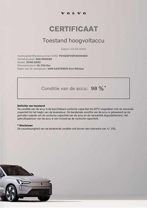 Volvo XC40 Recharge Single Motor Core: 006460 | Recharge, Auto's, Volvo, Bedrijf, XC40, ABS, Airbags, Airconditioning, Bluetooth