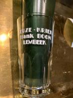 GLAS BOON EMAILLE LETTERS 33 CL H : 15 CM, Verzamelen, Ophalen of Verzenden, Zo goed als nieuw, Glas of Glazen