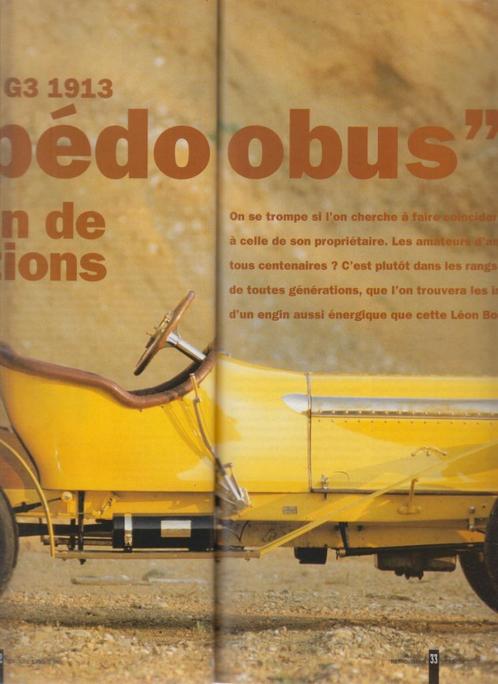 1913 Léon Bollée Type G3 voorouder van een oldtimer, Boeken, Auto's | Boeken, Gelezen, Verzenden