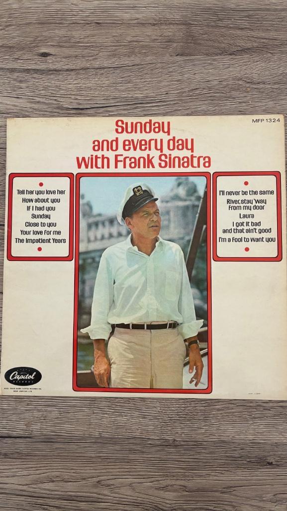 FRANK SINATRA SUNDAY AND EVERY DAY WITH FRANK SINATRA, Cd's en Dvd's, Vinyl | Jazz en Blues, Zo goed als nieuw, Jazz en Blues