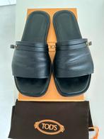 Zwarte slippers Tod’s, Slippers, Zwart, Ophalen of Verzenden, Gedragen