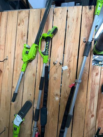 Complete set accu tuinmateriaal 24v greenworks beschikbaar voor biedingen