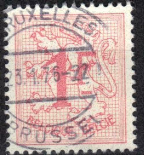 Belgie 1957 - Yvert/OBP 1027B - Cijfer op heraldische l (ST), Postzegels en Munten, Postzegels | Europa | België, Gestempeld, Gestempeld