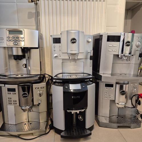 Koffiemachines Jura,Krups,Delongi, Elektronische apparatuur, Koffiezetapparaten, Gebruikt, Gemalen koffie, Koffiebonen, Koffiepads en cups