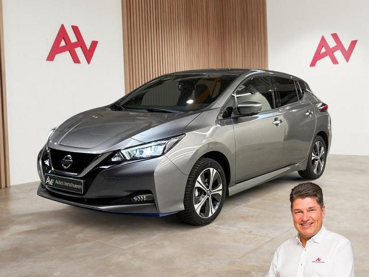 Nissan Leaf N-Connecta 62 kWh ** Zetel/Stuurverw | 360 Cam, Auto's, Nissan, Bedrijf, Leaf, 360° camera, ABS, Adaptive Cruise Control