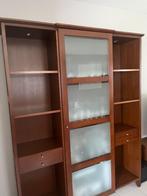 Massieve kast van kersenglas, Huis en Inrichting, Kasten | Vitrinekasten, Ophalen, 200 cm of meer, 150 tot 200 cm, Contemporain
