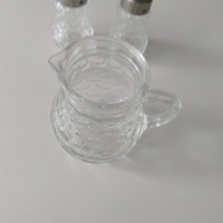 Peper-, zoutstel en melkpotje, Huis en Inrichting, Keuken | Keukenbenodigdheden, Gebruikt, Ophalen of Verzenden