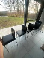 Gratis 5 barkrukken. Zithoogte 65 cm, Huis en Inrichting, Barkrukken, Ophalen, Met voetsteun, 60 tot 90 cm, Leer