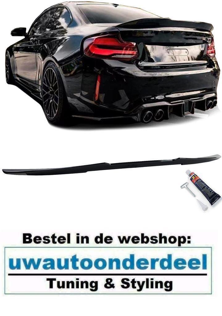 Achterklep Ducktale Spoiler Zwart Voor Bmw 2 Serie F22 Coupe, Auto diversen, Tuning en Styling, Verzenden