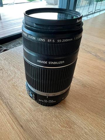Canon lens ef-s 55-250 1:4-5.6 beschikbaar voor biedingen