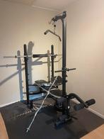 Benchpress, lat pulldown, leg extension machine, Sport en Fitness, Ophalen, Gebruikt