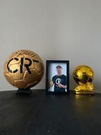 Ballon signé Cristiano Ronaldo + Ballon d'Or, Enlèvement ou Envoi, Comme neuf, Ballon