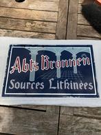 Antieke reclame op glas Abts bronnen Zele, Ophalen of Verzenden