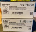 20x Niko stopcontacten, Doe-het-zelf en Bouw, Elektriciteit en Kabels, Ophalen, Nieuw, Stopcontact