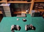 PS2 Slim Silver + 31 Games + 2 Controllers, Games en Spelcomputers, Spelcomputers | Sony PlayStation 2, Met games, Met 2 controllers