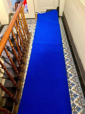 Spaghetti indigo blauwe buitenmat per lopende meter beschikbaar voor biedingen