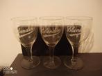 Drie acide limonade glazen Blandin Gent Tel. 12369, Verzamelen, Glas en Drinkglazen, Ophalen of Verzenden, Zo goed als nieuw, Waterglas
