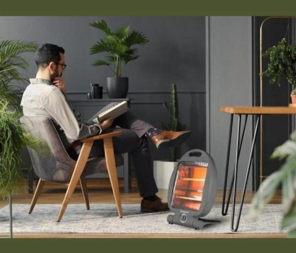 Kwarts verwarming-Straalkachel-Elektrisch-Zuinig 800 Watt, Ophalen, Nieuw