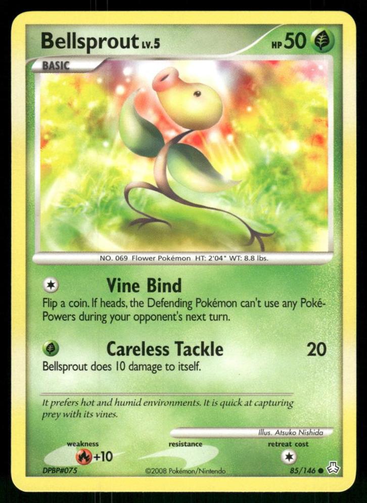 Bellsprout 85/146 - Legends Awakened, Hobby en Vrije tijd, Verzamelkaartspellen | Pokémon, Gebruikt, Verzenden