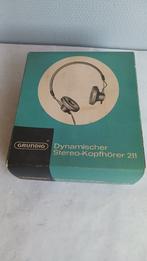 Vintage - Casque Grundig 211, Enlèvement ou Envoi, Comme neuf, Circum-aural, Autres marques