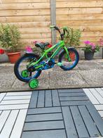 Groen kinderfiets 16 inch, Fietsen en Brommers, Fietsen | Kinderfietsjes, Ophalen, Gebruikt, Minder dan 16 inch, Zijwieltjes