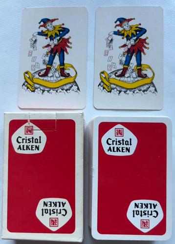 Speelkaarten Cristal Alken beschikbaar voor biedingen
