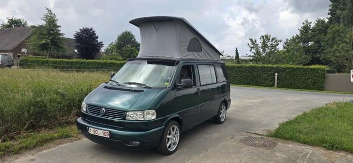 VW T4 Camper 2002 VR6 150Kw LPG 6zitplaatsen Automaat, Caravans en Kamperen, Mobilhomes, Particulier, tot en met 6, Buscamper of Camperbus